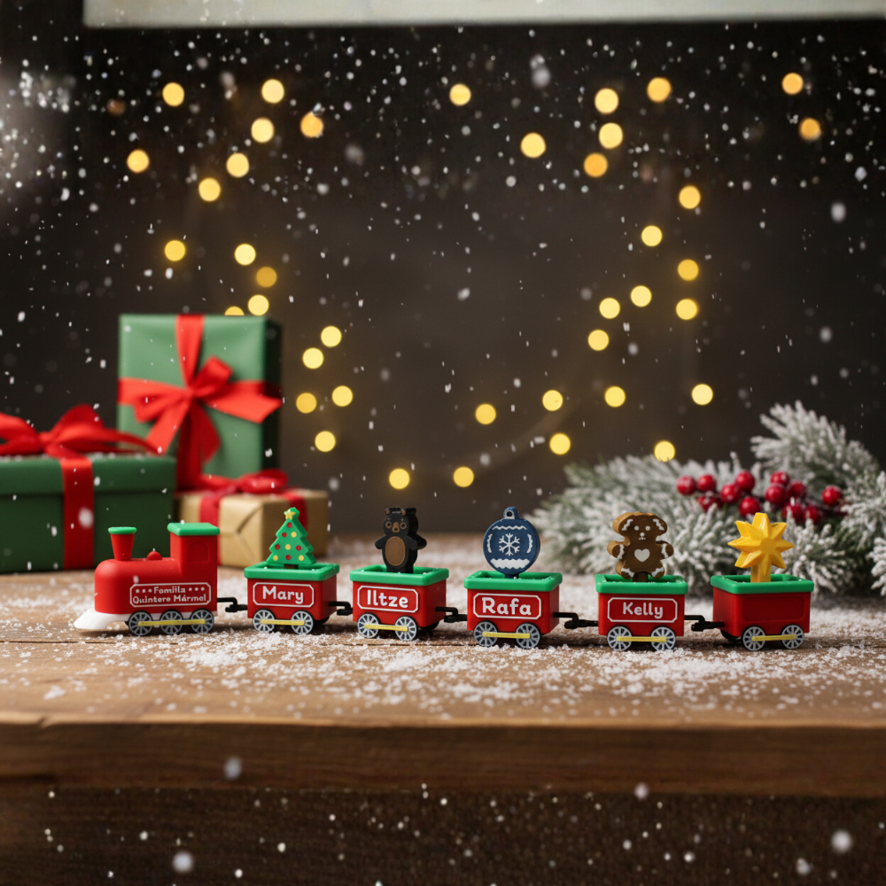 Tren Familiar Navideño Tomatoe (Armable)